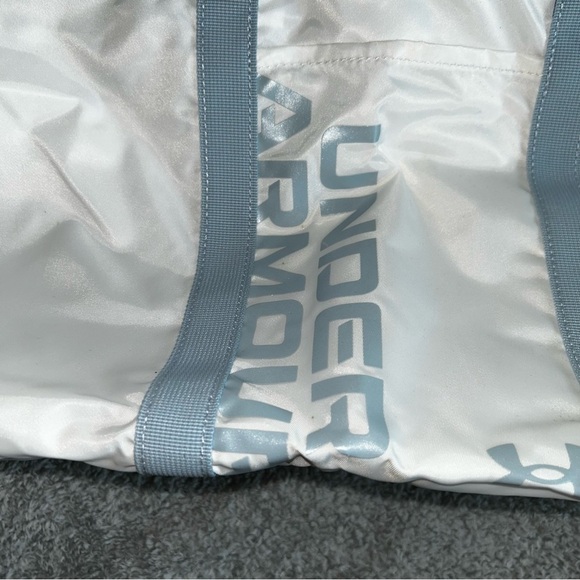 Under Armour Blue and White Tote Bag with Reflective Finish - Picture 2 of 7
